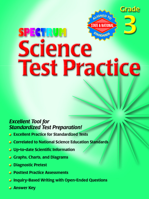 Title details for Science Test Practice, Grade 3 by Spectrum - Available